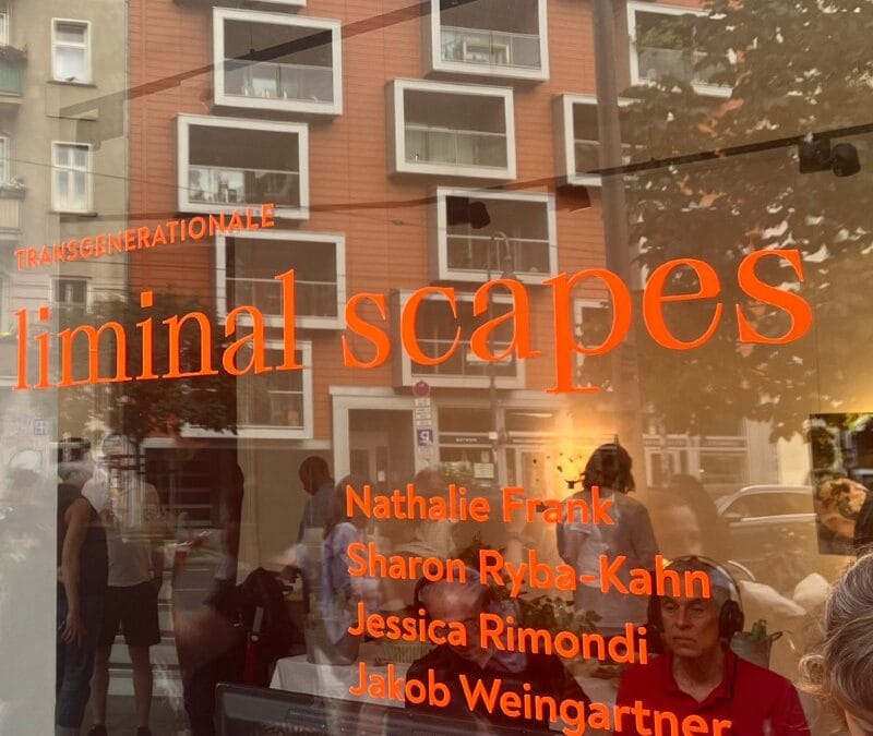 View of the exhibition “liminal scapes”, which dealt with transgenerational trauma from an artistic point of view. Berlin in summer 2023.